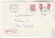 1985 REGISTERED  Mechelen BELGIUM Stamps COVER - Covers & Documents