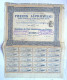 ACTION SOCIETE GENERALE FREINS LIPKOWSKI   - 1913 TITRE 1309 - Auto's