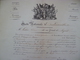 Légion De Chasseurs Nomination Au Grade De Sergnet 1837 Brandowillers Marne - Documents