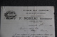 Lettre Ancienne Publicitaire, GRANDCAMP - P.MOREAU, Vins En Gros, Vins Vieux En Cercles Et En Bouteilles - 1900 – 1949
