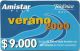 Chile - Telefonica Movil - Verano 2000 Amistar - 9.000CP$, GSM Refill, Exp. 29.02.2000, Used - Chili