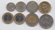 Dominicaine Dominica : Lot De 8 Pièces Différentes 1973-2007 : Dont 3 BIMETAL - Dominicana