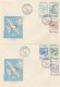 #BV3575 BIRDS, ANIMALS, COVERS FDC X 4, 1991, ROMANIA. - FDC