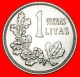 * CHASE: Lithuania (ex. USSR, Russia)  1 LIT 1925 SILVER! LOW START  NO RESERVE! - Litouwen