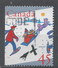 Canada 1996. Scott #1627a Single (U) Christmas, Children On Snowshoes, Sled - Timbres Seuls