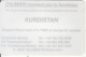 KURDISTAN(NORTH IRAQ) - Dilman Prepaid Card, Used - Otros - Asia