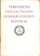 Verfassung Der Deutschen Demokratischen Republik Vom 6. April 1968 - [RDA / GDR / Constitution] - Política Contemporánea