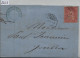 1877 Sitzende Helvetia/Helvétie Assise 38/30 - Stempel: Lausanne (Amedee Kohler & Fils Chocolade) Nach Yverdon - Lettres & Documents