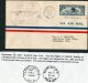 1927 USA Airmail Buffalo - Cleveland, Dunkirk, New York / CAM 20 First Flight / Train Delayed Cover - 1c. 1918-1940 Covers
