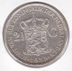 MONEDA DE PLATA DE HOLANDA DE 2,50 GULDEN DEL AÑO 1939  (COIN) SILVER-ARGENT - Monnaies D'or Et D'argent