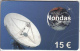 NETHERLANDS - Satellite Dish & Globe, Nondas Telecom Global Prepaid Card 15 Euro, Exp.date 01/01/01, Used - Raumfahrt