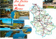 Map, Haute Marne, Haute-Marne, France Postcard Posted 2002 Stamp - Autres & Non Classés