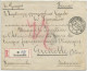 RUSSIE - 1911 - ENVELOPPE RECOMMANDE De NOVOROSSIISK - Briefe U. Dokumente