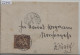 1874 Sitzende Helvetia/Helvétie Assise 30/22 - Stempel: Zürich - Verweisungsanzeige Notariat Affoltern 24.II.74 - Lettres & Documents