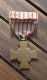 Croix Avec Ruban Sans épingle - République Française - Croix Du Combattant - Armée De Terre