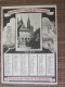 CALENDRIER GRAND FORMAT 1929 STRASSBURGER NEUESTE NACHRICHTEN JOURNAL LES DERNIERES NOUVELLES DE STRASBOURG-BELLES ILLU - Grand Format : 1921-40