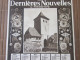 1931 STRASSBURGER NEUESTE NACHRICHTEN CALENDRIER GRAND FORMAT JOURNAL LES DERNIERES NOUVELLES DE STRASBOURG-BELLES ILLU - Grand Format : 1921-40