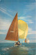 Uffa Fox, Fresh Breeze 20 Ton Yacht, Boats Postcard Posted 1958 Stamp - Zeilboten