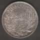 ROMANIA 25000 LEI 1946 AG SILVER - Romania