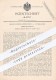 Original Patent - A. L. Lönnerberg , Stockholm , Schweden , 1892 , Apparat Zur Inhalation , Inhalieren | Medizin , Arzt - Historische Dokumente