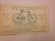 Cycles, Motocycles, SOCIETE LA FRANCAISE, Catalogue De Vente, Vers 1900 - Werbung