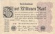 GERMANY 2 MILLION MARK 9.8.1923 P-104a  XF PREFIX RW  [ DER104a ] - 2 Mio. Mark