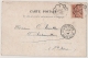 Convoyeur EPINAL A GRAY Sur Carte Postale. 1903. - Poste Ferroviaire