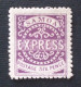 SAMOA 1877 - 1881 Express Stamps 6 P Violet PERFORATION 12 MNHL - Samoa Americana