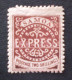 SAMOA 1877 - 1882 Express Stamps 2 Sh Sepia  MNH PERFORATION  11 3/4   "ROTTO " - Samoa Americana