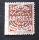 SAMOA 1877 - 1882 Express Stamps 2 Sh Sepia  MNLH PERFORATION  12 1/2 - American Samoa