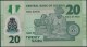 NIGERIA Banknote 20 Twenty NAIRA 2011 UNC - Series DZ - Replacement POLYMER Note - Nigeria