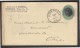 USA 1891 Post Postal History Mail Delivery Classics Used Prepaid Cover Green Oval 2c Definitive - ...-1900