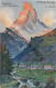 Schweiz - Wallis - Matterhorn Im Alpenglühen - Künstlerkarte Schlemo - Beschrieben 1903 - Schlemo, F.