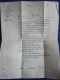 LETTRE DIRECTION GENERALE DES POSTES ANNEES 1820 CURSIVE ROUGE - Documenti Della Posta