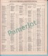 CN Canada- Canadien National 1965-66, Time Table, Ensemble Du Reseau, Index Des Tables &amp; Stations, 6 Pages, - Spoorweg