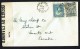 1943  Censored Letter To Canada  Sc 253, 256   &laquo;Channel&raquo; Small Settlement Cancel - 1908-1947