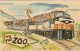 Bronx Zoo Record Postcard, Elephant Giraffe On Train, Postcard Can Be Played As A 78rpm Record Phonograph - Bronx