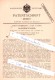 Original Patent  - Joseph Kämmerling In Kalk Bei Köln , 1893 , Lade-Vorrichtung Für Gasretorten !!! - Historische Dokumente