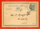 HONG KONG ENTIER POSTAL 1 CENT TAXE DE 1897  POUR HAIPHONG TONKIN INDOCHINE - Covers & Documents