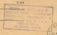 Brief Met Stempel CHARLEROI DOUANE (in Blauw) + POSTES DE CHARLEROI X / SERVICE DE DEDOUANEMENT - Franchise