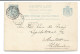 Nederland 1893  Prinses Wilhelmina Betaald Antwoord Briefkaart Stempel Grabow - Covers & Documents