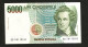 ITALIA 5000 Lire BELLINI - Rep. Italiana (Firme: Fazio / Amici) - 5.000 Lire