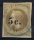 Reunion : Yv Nr 5a Used Obl  Bleu Cachet   Brun Foncé - Usados