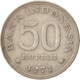 Monnaie, Indonésie, 50 Rupiah, 1971, TTB, Copper-nickel, KM:35 - Indonesien