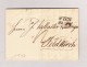 Österreich WIEN 29 APR 2-Zeil-Stempel Vorphilabrief 1843 Nach Feldkirch Mit Blauem Ankunftsstempel - ...-1850 Vorphilatelie