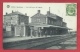 Gembloux - Vue Intérieure De La Gare ... Personnel De La Gare - 1910 ( Voir Verso ) - Gembloux