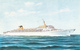 SS Oceanic Home Lines - Ocean Liner - Cruise Ship - Paquebot Boat Bateau - 2 Scans - Steamers