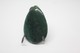 580 - Agata - Pendente A Forma Di Goccia  Nero E Verde - Agaat