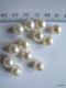Lot De 10 Jolies Perles à Demi-percées Environ 10 Millimètres Blanc Crème Imitation Perle De Culture  Attention Ces Joli - Perlas