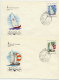 SOVIET UNION 1978 Olympic Publicity: Sailing Set Of 5 FDCs.  Michel 4781-85 - FDC